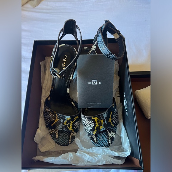 Coach Pipher Phython/Anaconda Heels - Picture 5 of 6
